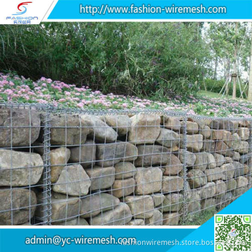 hot dipped galvanize hexagonal Round Welded Gabion